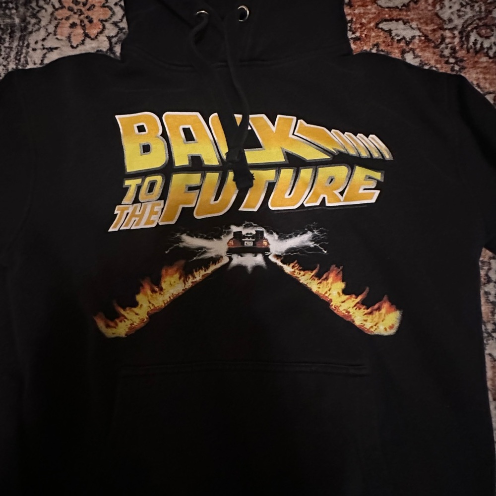 Back to the Future Black Hoodie